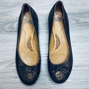Sofft Bronze Metallic Small Heel Flats